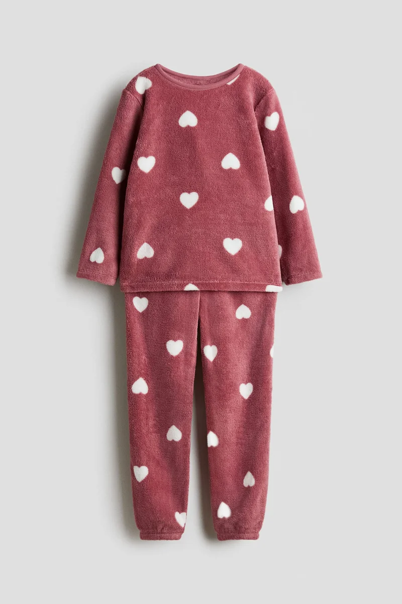 H&M Appliquéd pile pyjamas